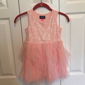 Pink sparkle dress
